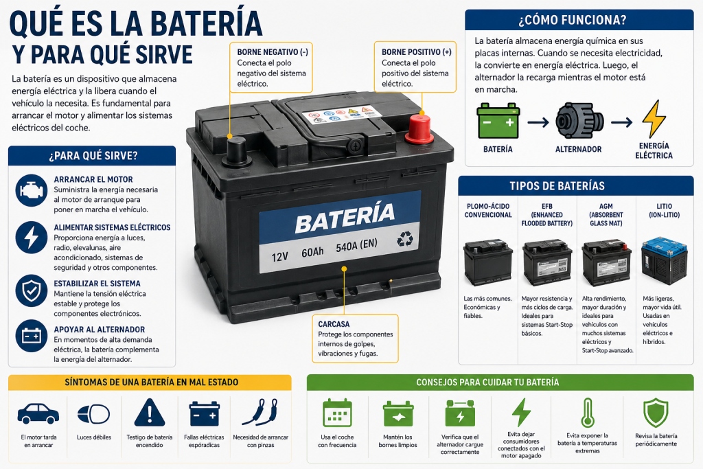 Qué es la batería y para qué sirve