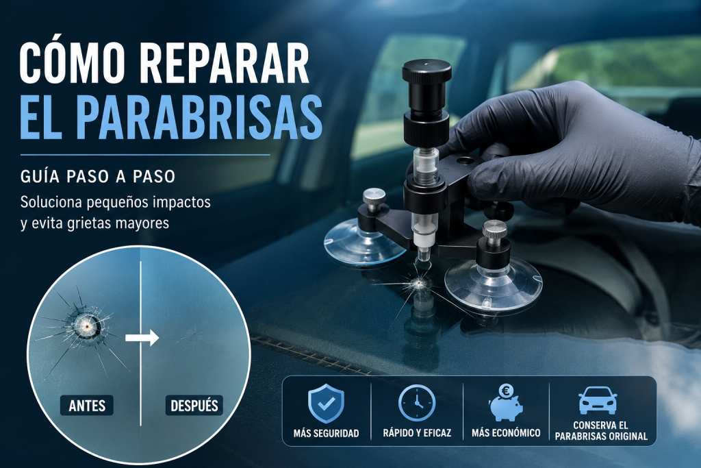 Cómo reparar el parabrisas