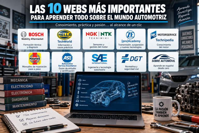 Las 10 mejores webs para aprender mecánica y automoción desde cero
