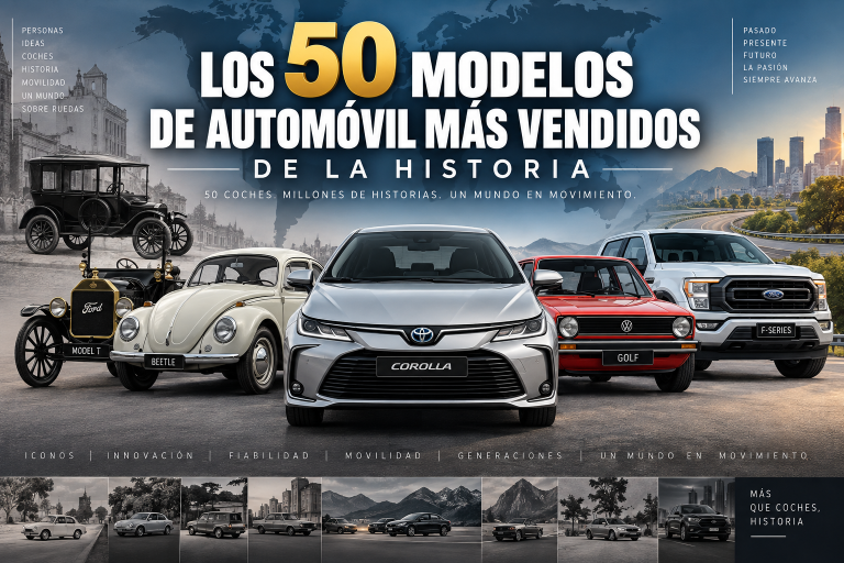 Los 50 modelos de automóvil más vendidos de la historia