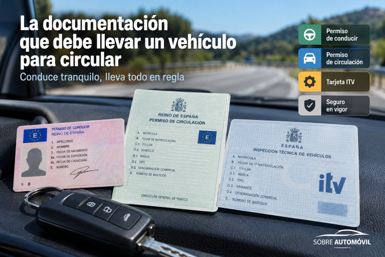 Qué documentación debe llevar un vehículo para circular en España