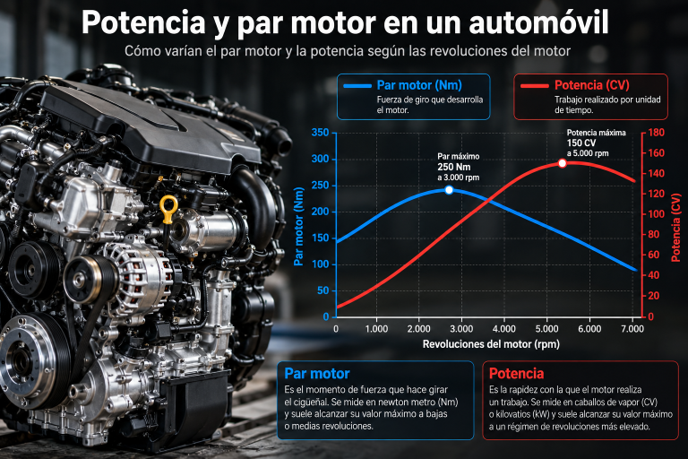 Potencia y par motor